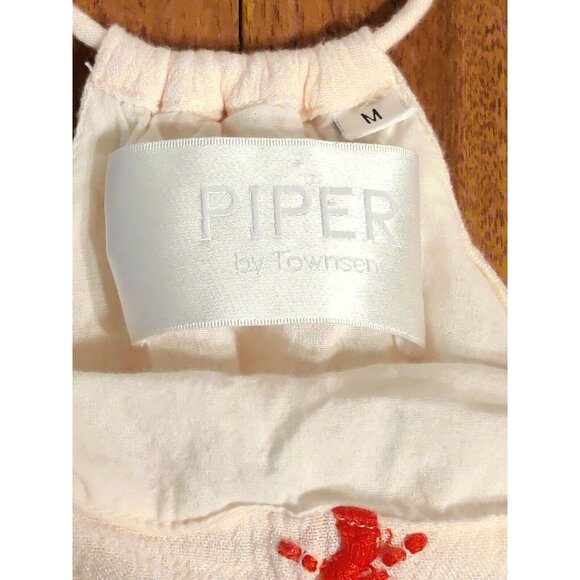 Piper By Townsen Mini Dress Embroidered Boho Festival Rocker M - Picture 4 of 5